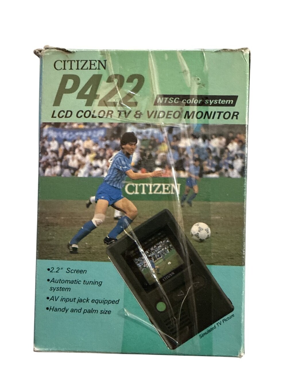 Citizen P422 Portable LCD TV Video Monitor 2.2in NTSC Vintage Handheld With Box - Picture 7 of 8